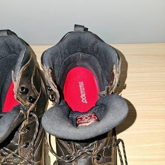 Red Wing Boot 2205 6 Inch Mens Shoe Mocha Brown Leather Aluminum Toe Size 13 - Picture 10 of 16